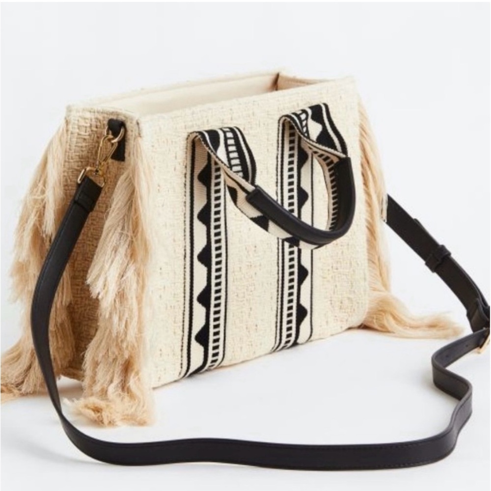 H&M Jacquard-weave Shopper Purse NWT